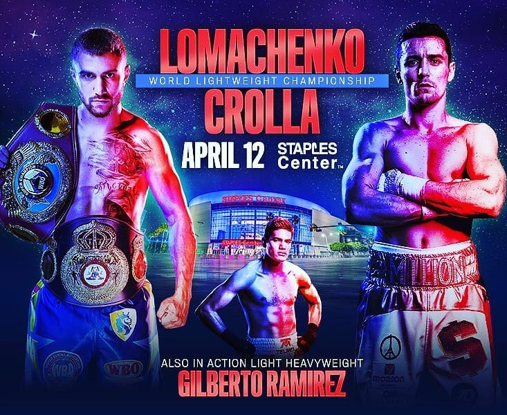 Lomachenko Vs Crolla Poster April 09 2019 Mma Photo