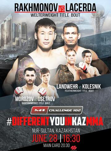 M-1 Challenge 102 - Rakhmonov vs. Varejao Poster June 23, 2019