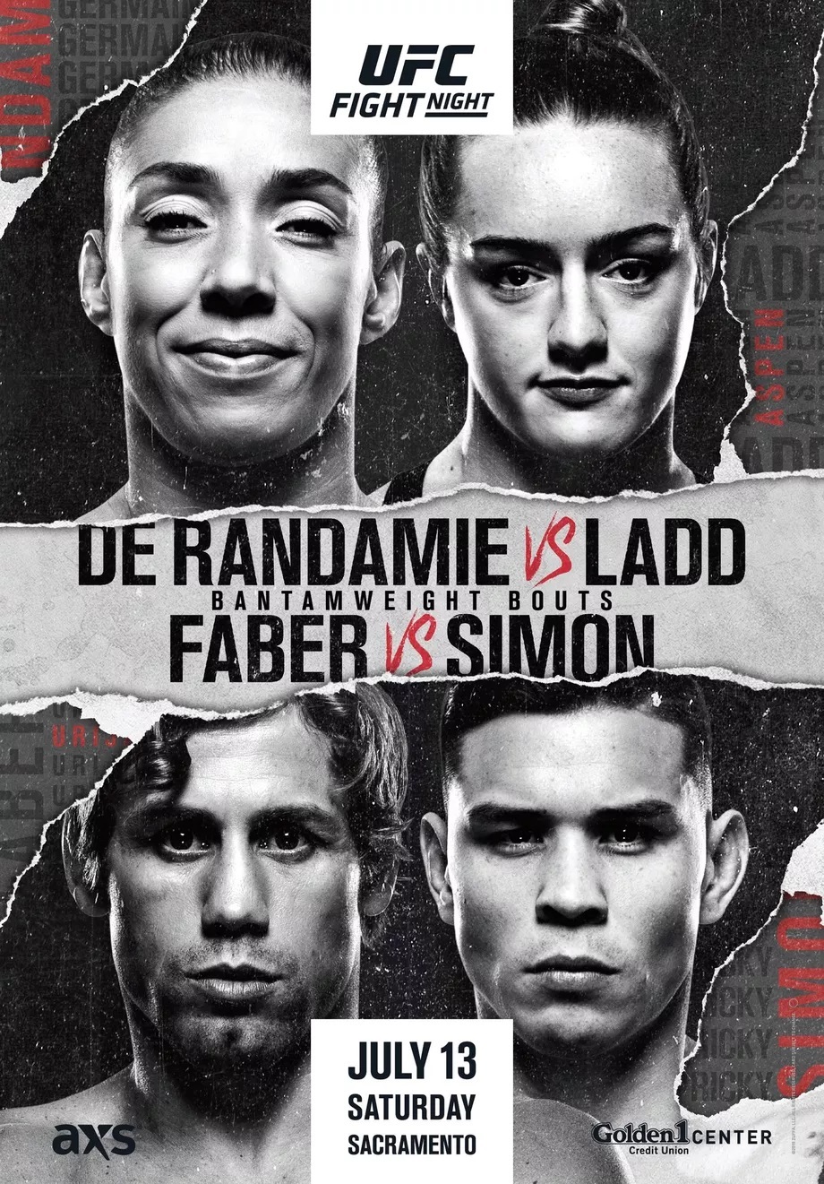 UFC on ESPN+ 13 Poster July 01, 2019