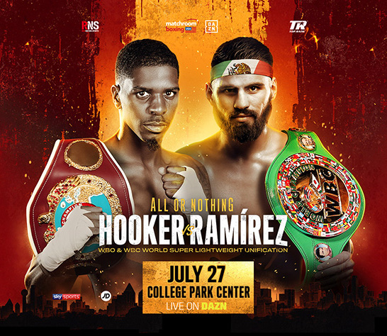 Hooker vs. Ramirez Poster July 13, 2019