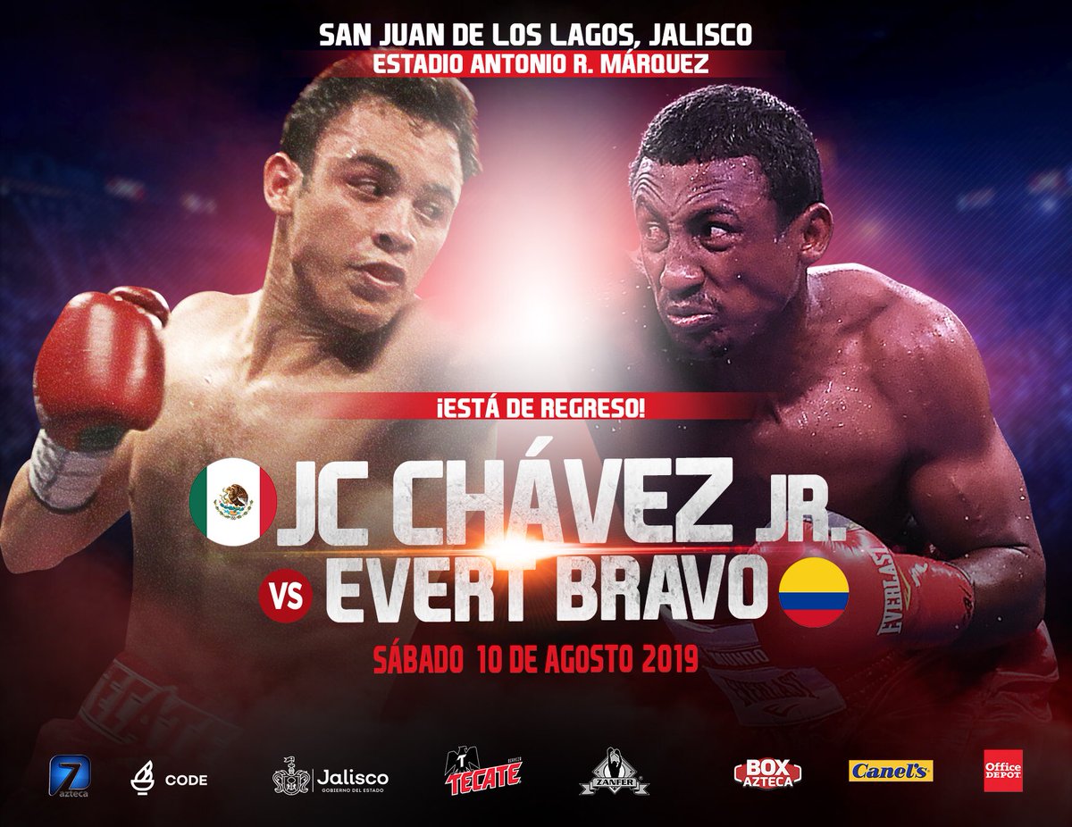 Chavez Jr. vs. Bravo Poster August 01, 2019