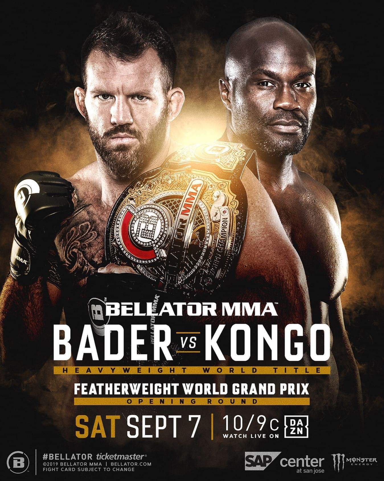 Bellator 226 Poster August 25, 2019 MMA Photo