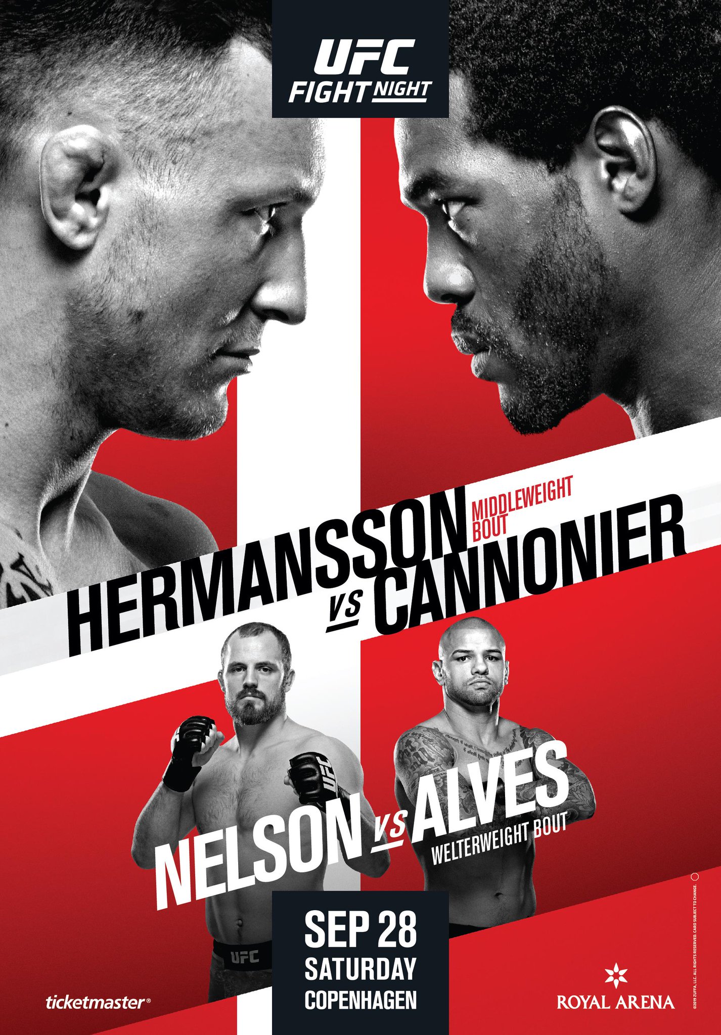 UFC Fight Night 160 Poster September 16, 2019