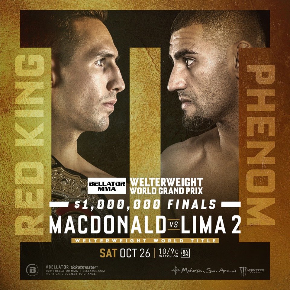 Bellator 232 - MacDonald vs. Lima 2 Poster September 17, 2019