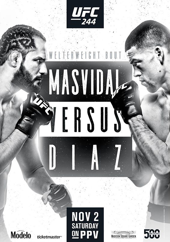 UFC 244 Poster September 30, 2019