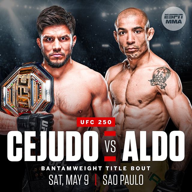 UFC 250 Poster February 25, 2020