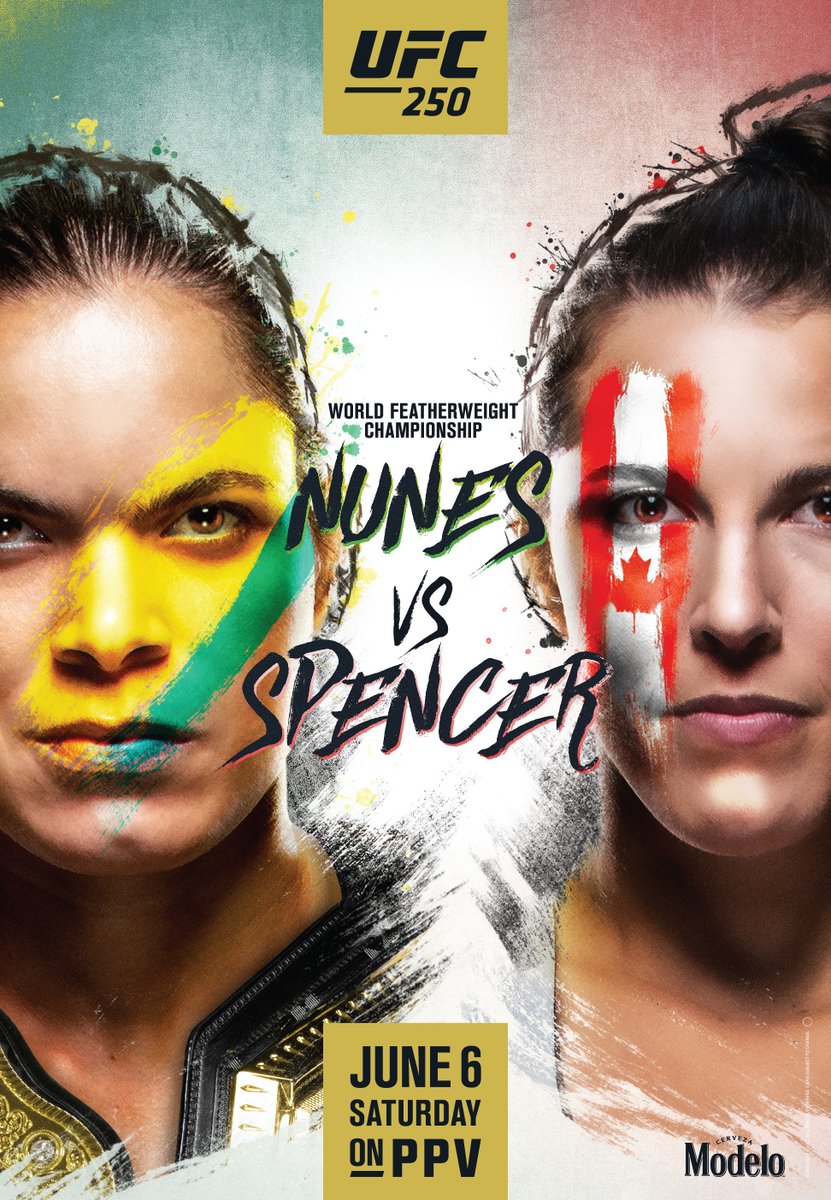 UFC 250 Poster May 23, 2020