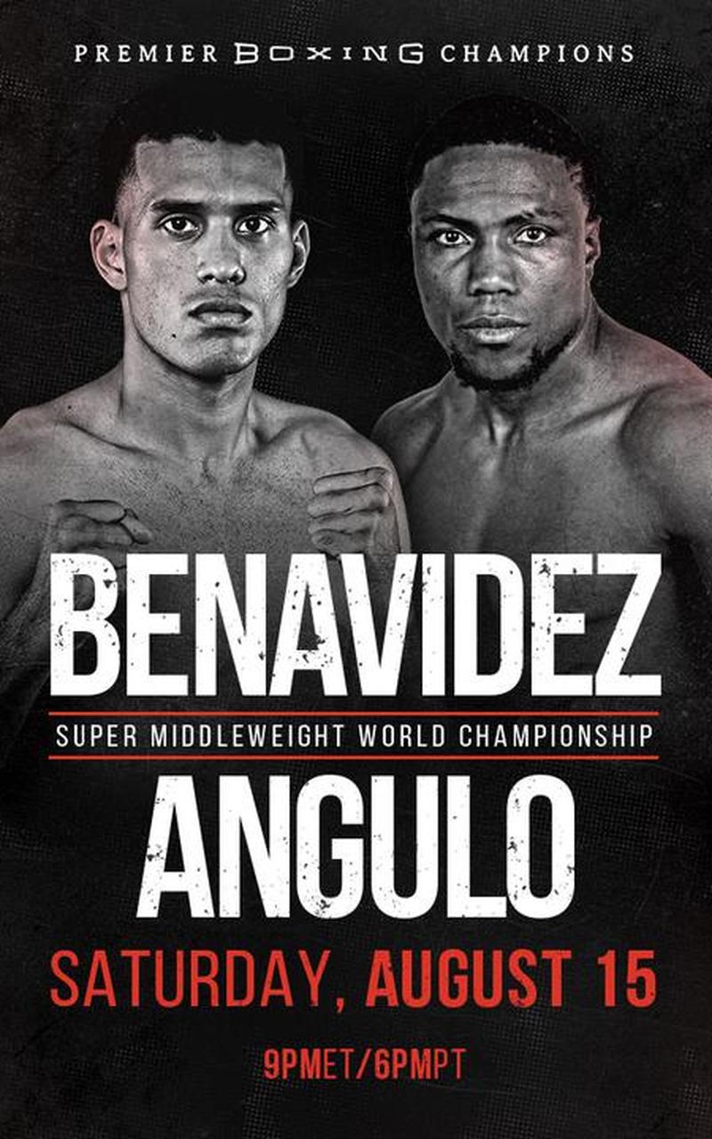 Benavidez vs. Angulo Poster August 13, 2020
