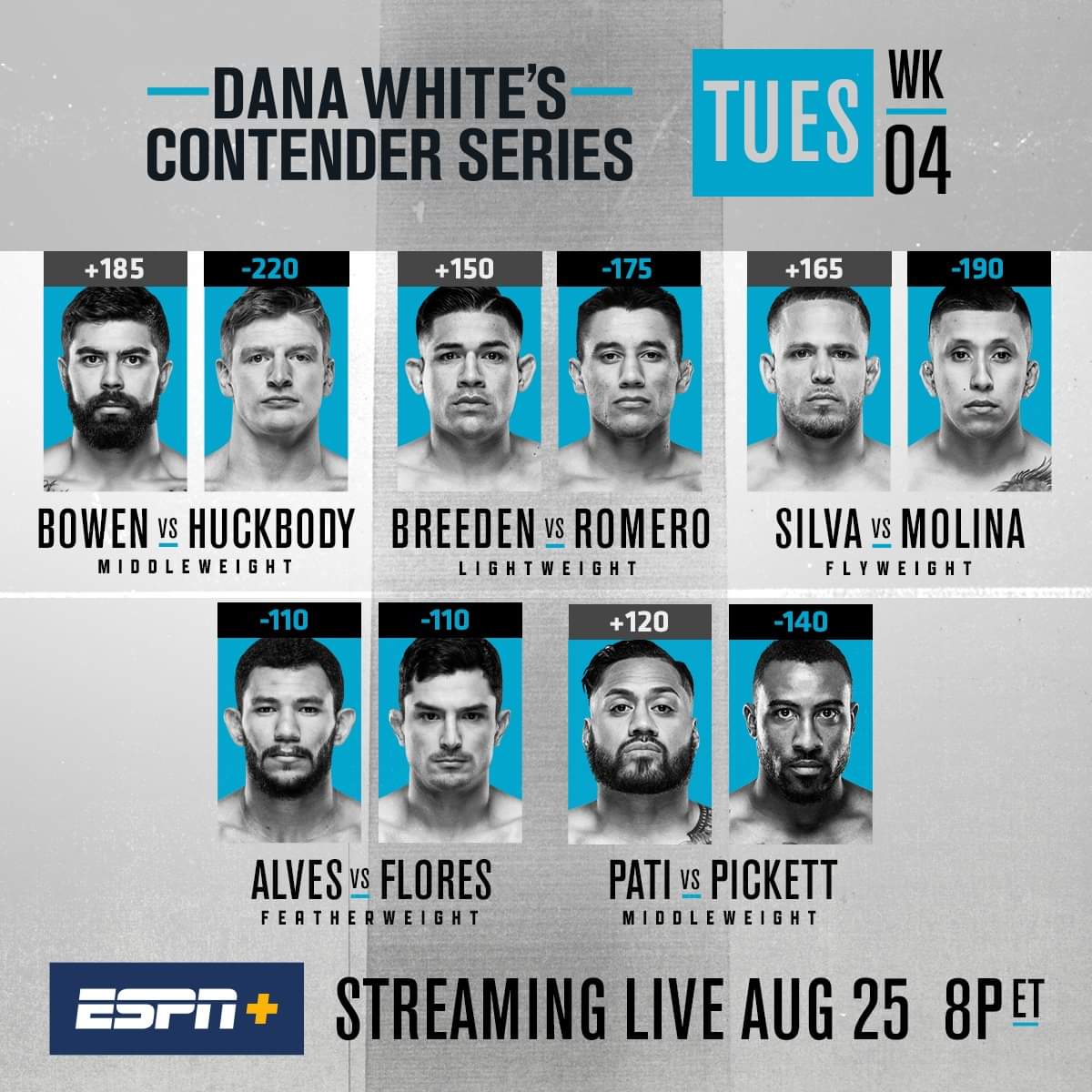 DWCS Season 4 Week 4 Poster August 25, 2020