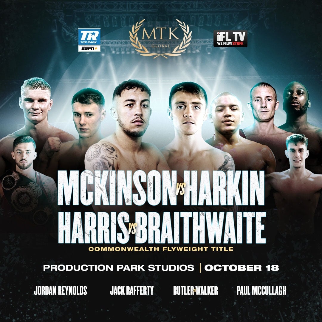 McKinson vs. Martin Harkin Poster September 28, 2020
