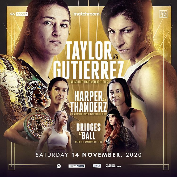Taylor vs. Gutierrez Poster October 12, 2020