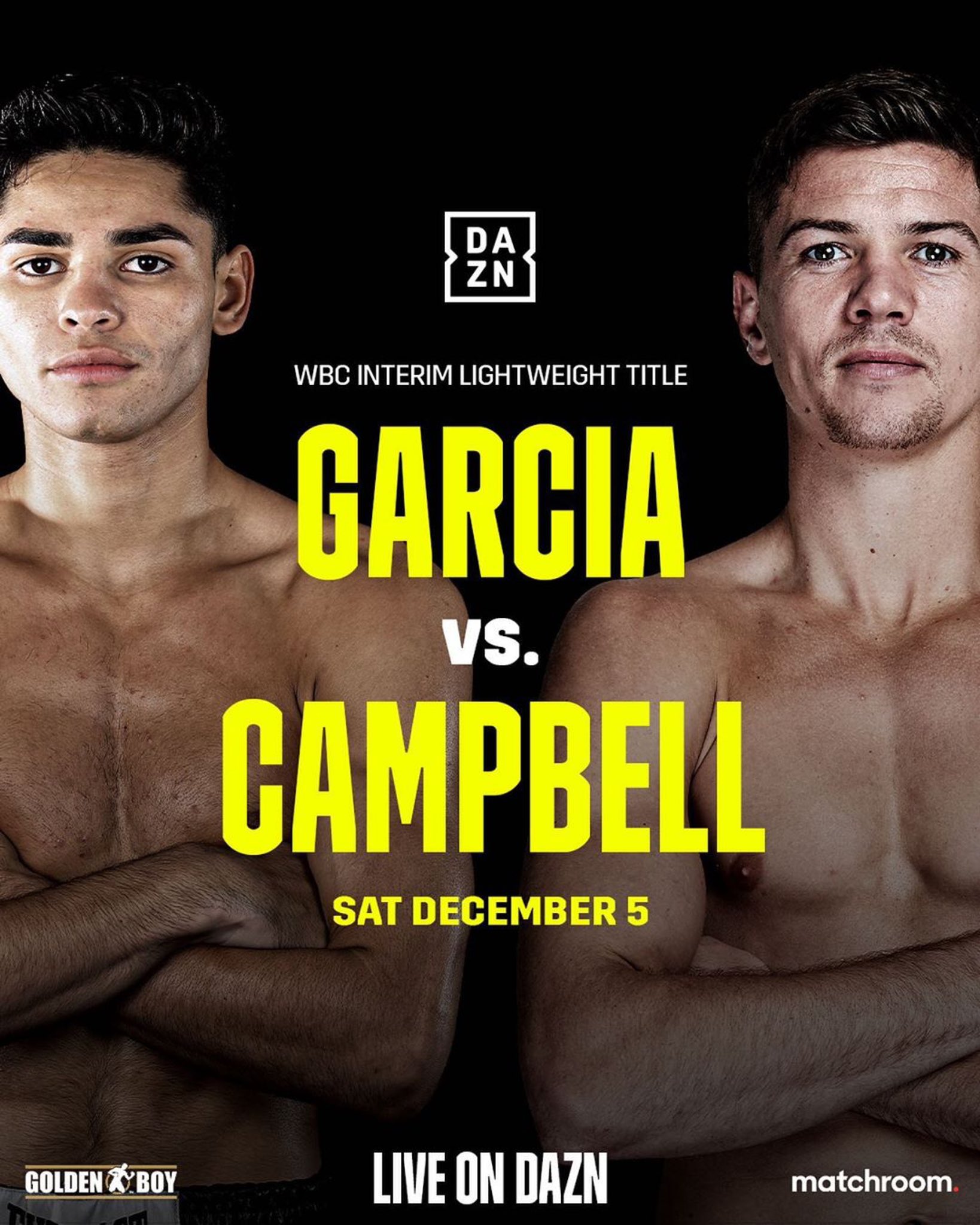 Garcia vs. Campbell Poster October 12, 2020