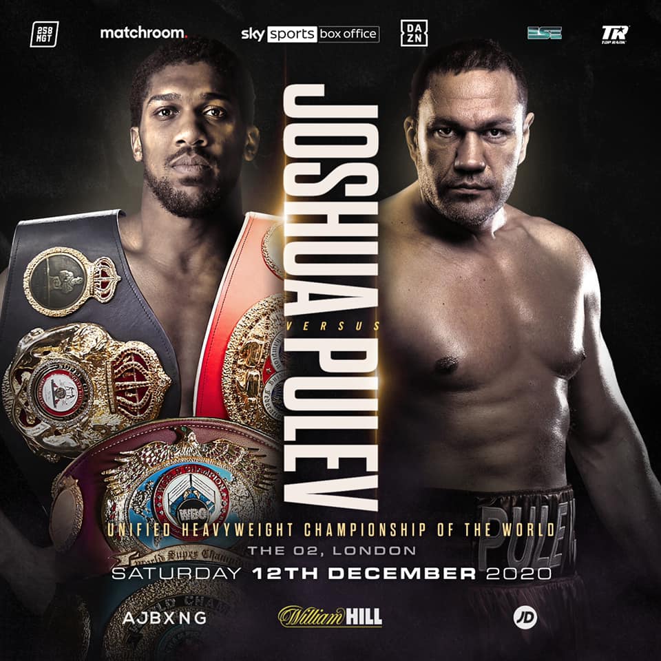 Joshua vs. Pulev Poster October 18, 2020