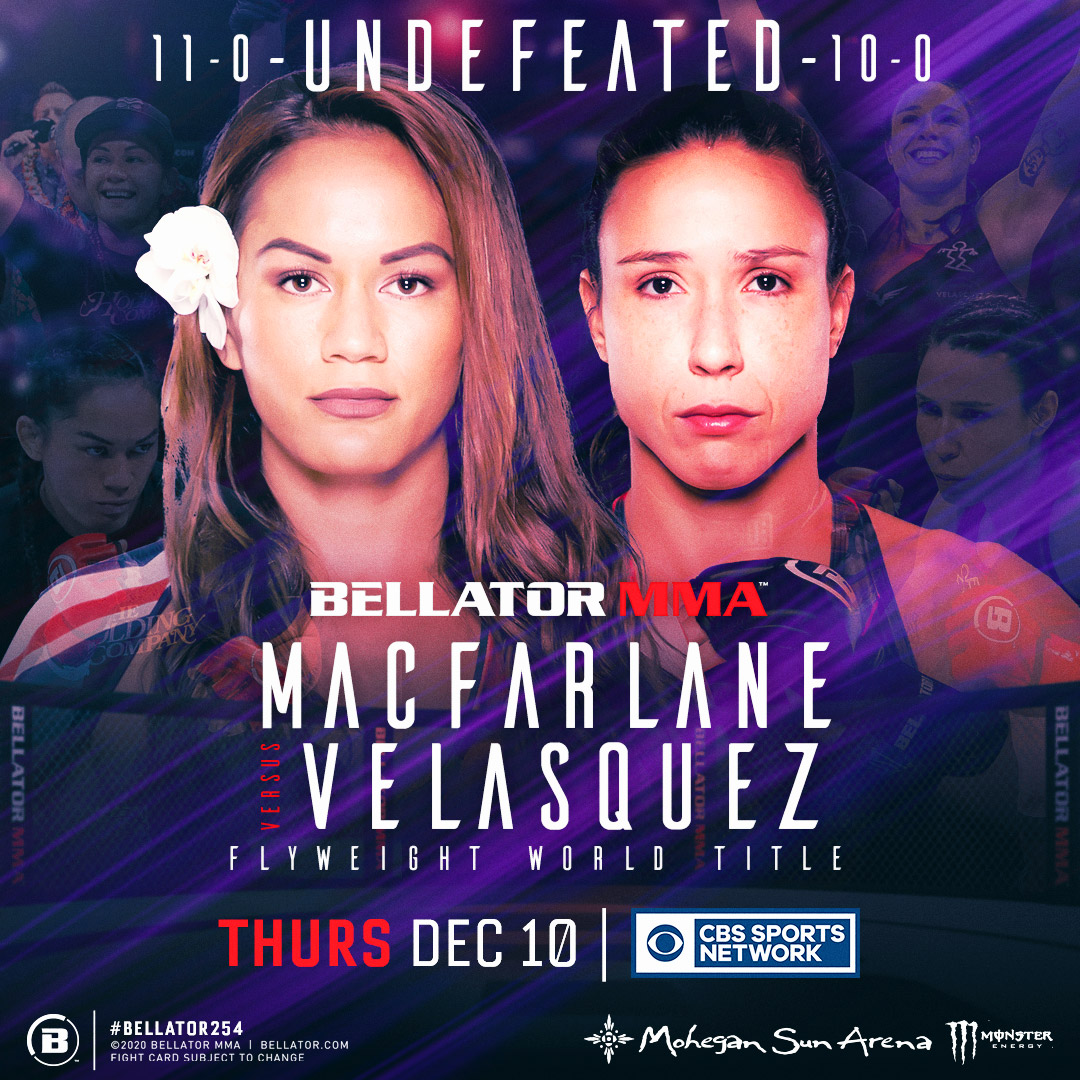 Bellator 254 Poster November 09, 2020