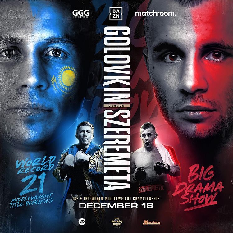 Golovkin vs. Szeremeta Poster November 29, 2020