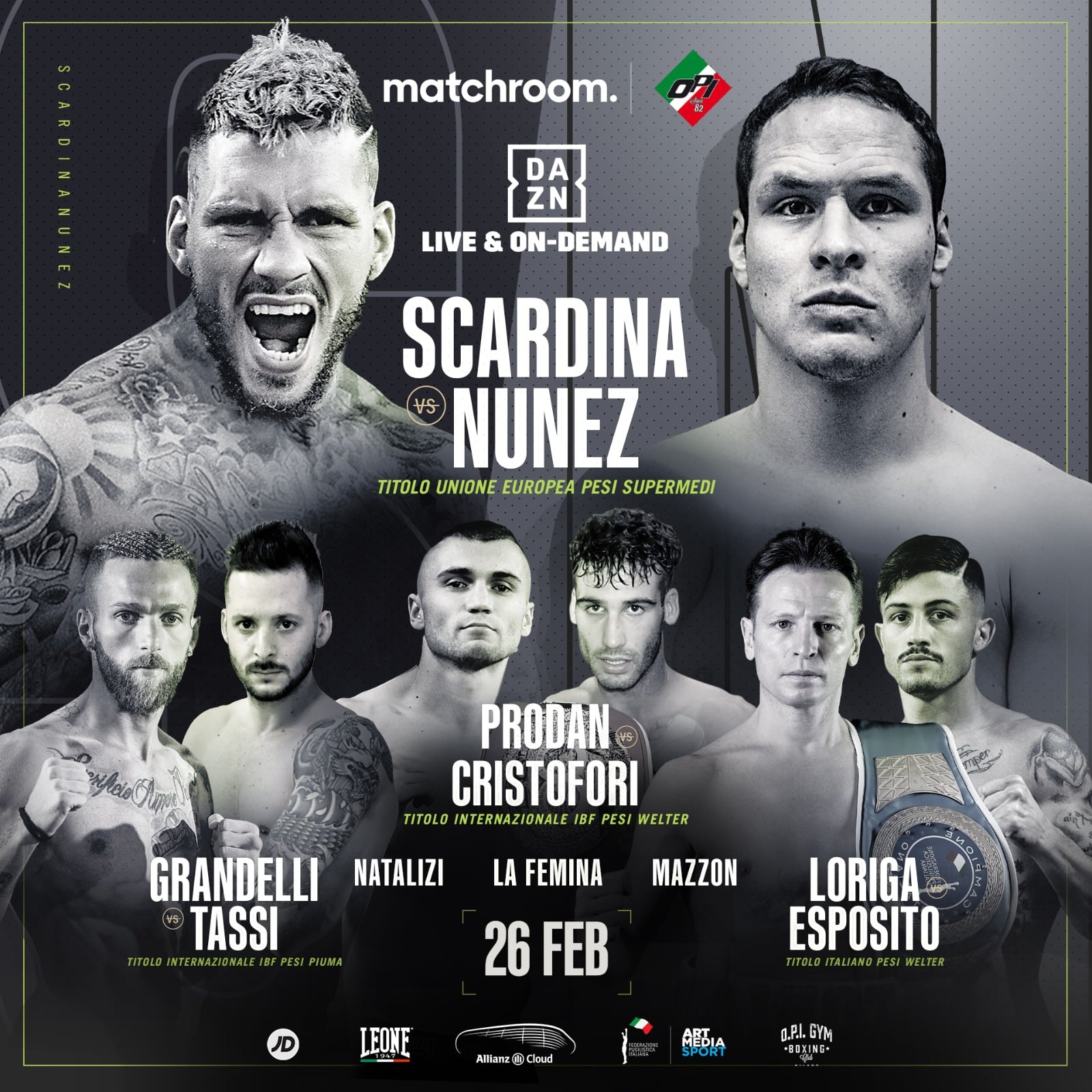 Scardina vs. Nunez Poster February 01, 2021