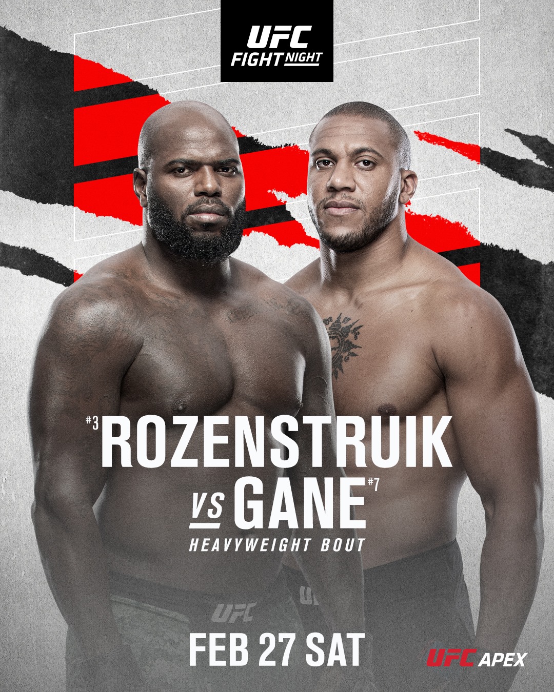 UFC Fight Night 186 Poster February 07, 2021