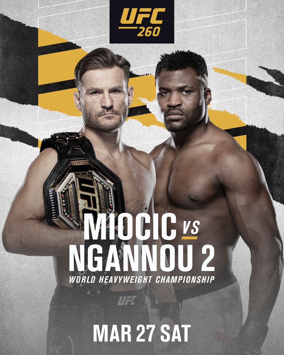 UFC 260 Poster February 24, 2021 MMA Photo