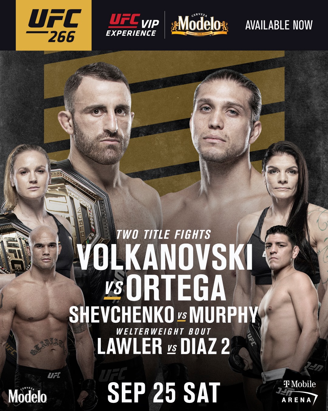 UFC 266 Poster July 24, 2021
