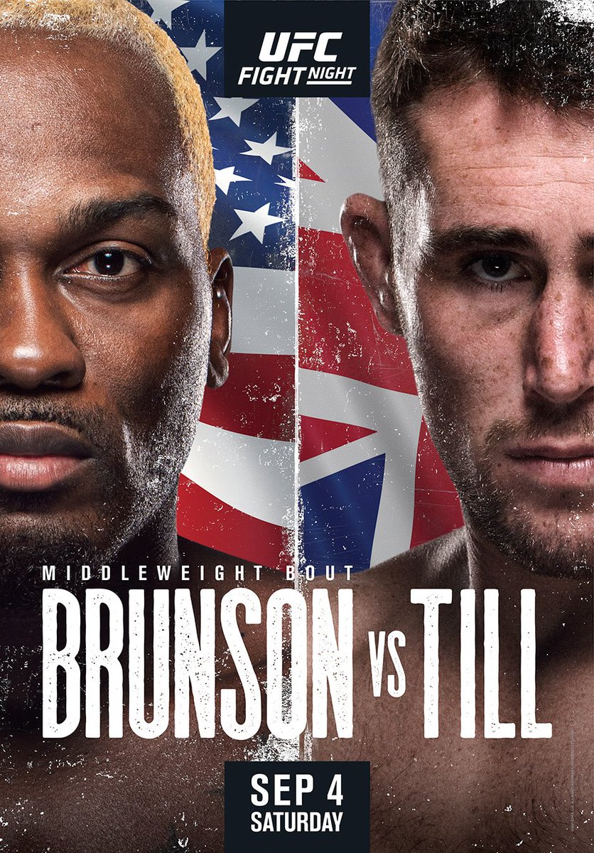 UFC Fight Night 191 Poster August 21, 2021