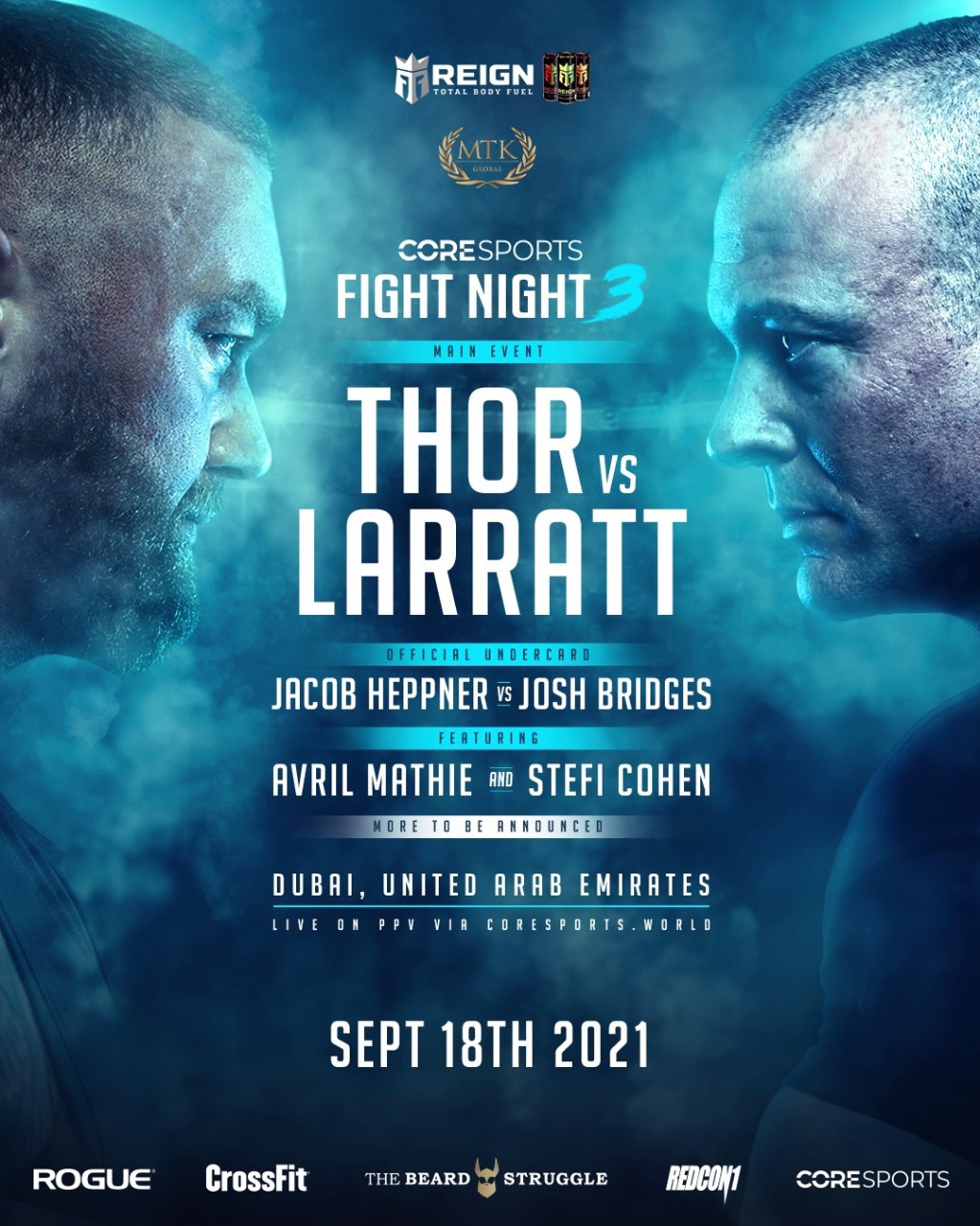 Mathie vs Cohen Poster August 29, 2021