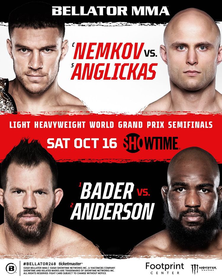 Bellator 268 Poster September 19, 2021
