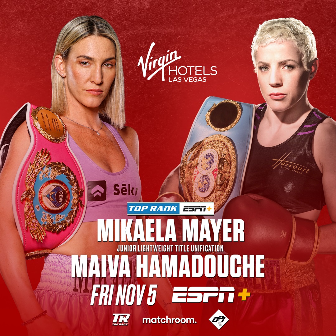 Mayer vs. Hamadouche Poster October 10, 2021