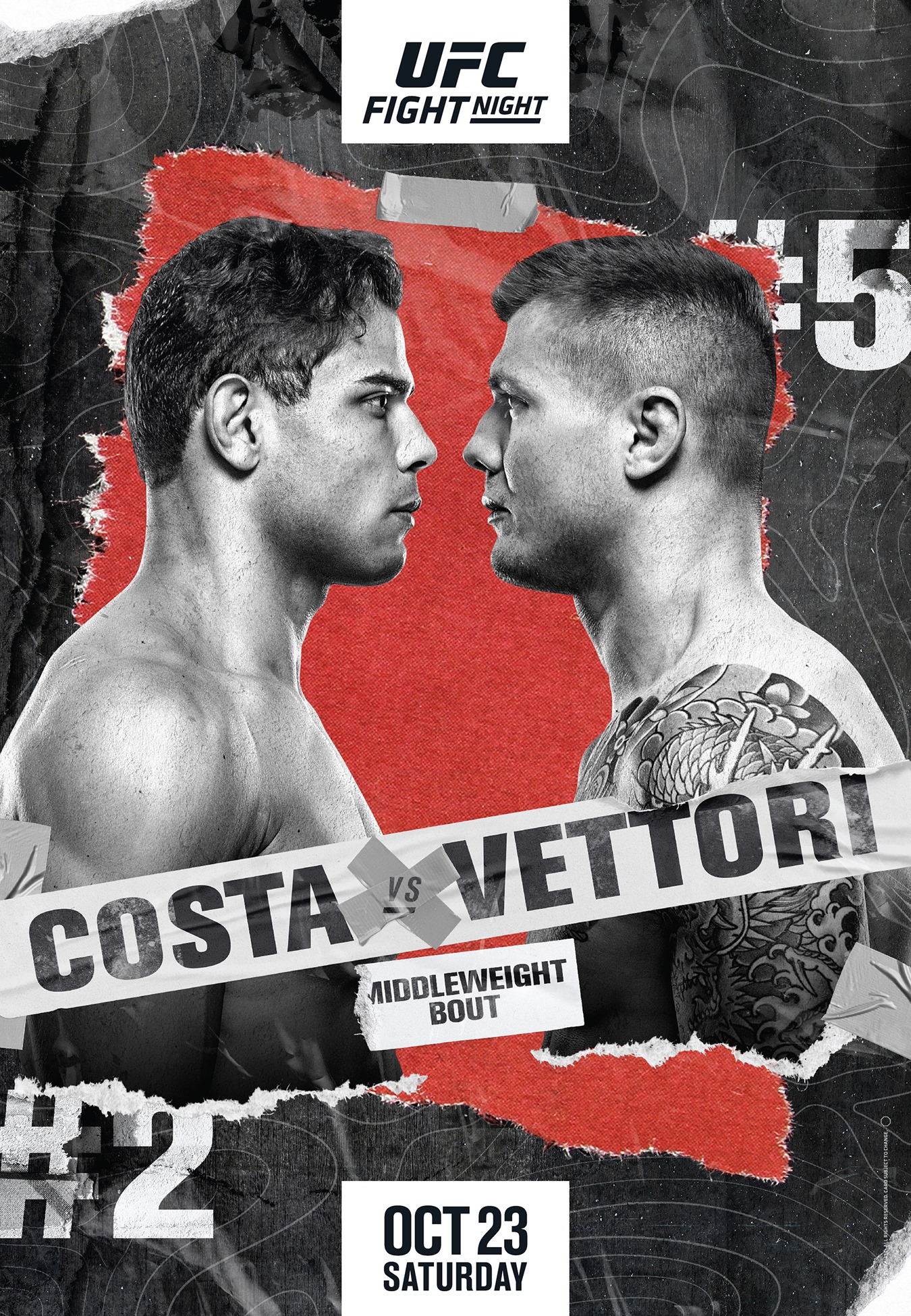 UFC Fight Night 196 Poster October 18, 2021
