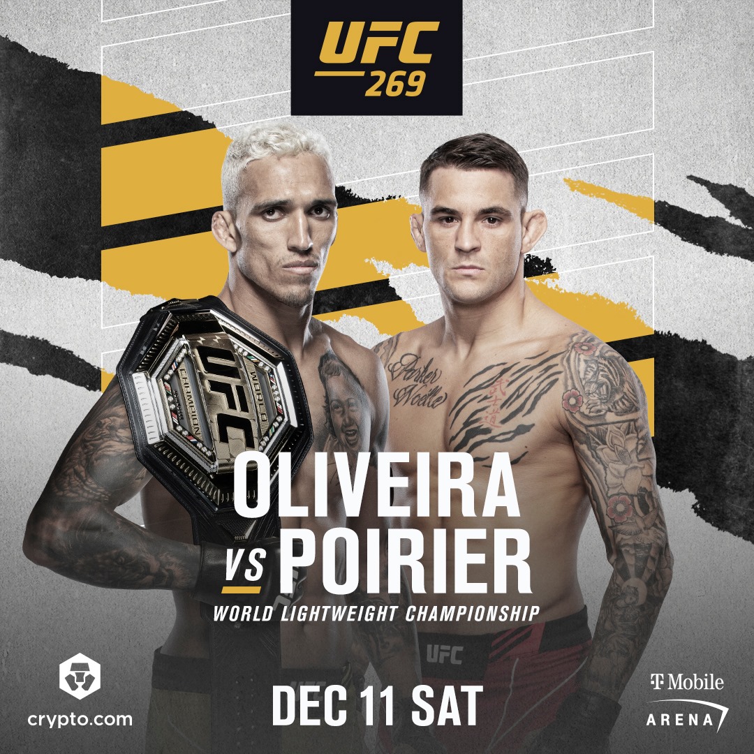 UFC 269 Poster October 26, 2021