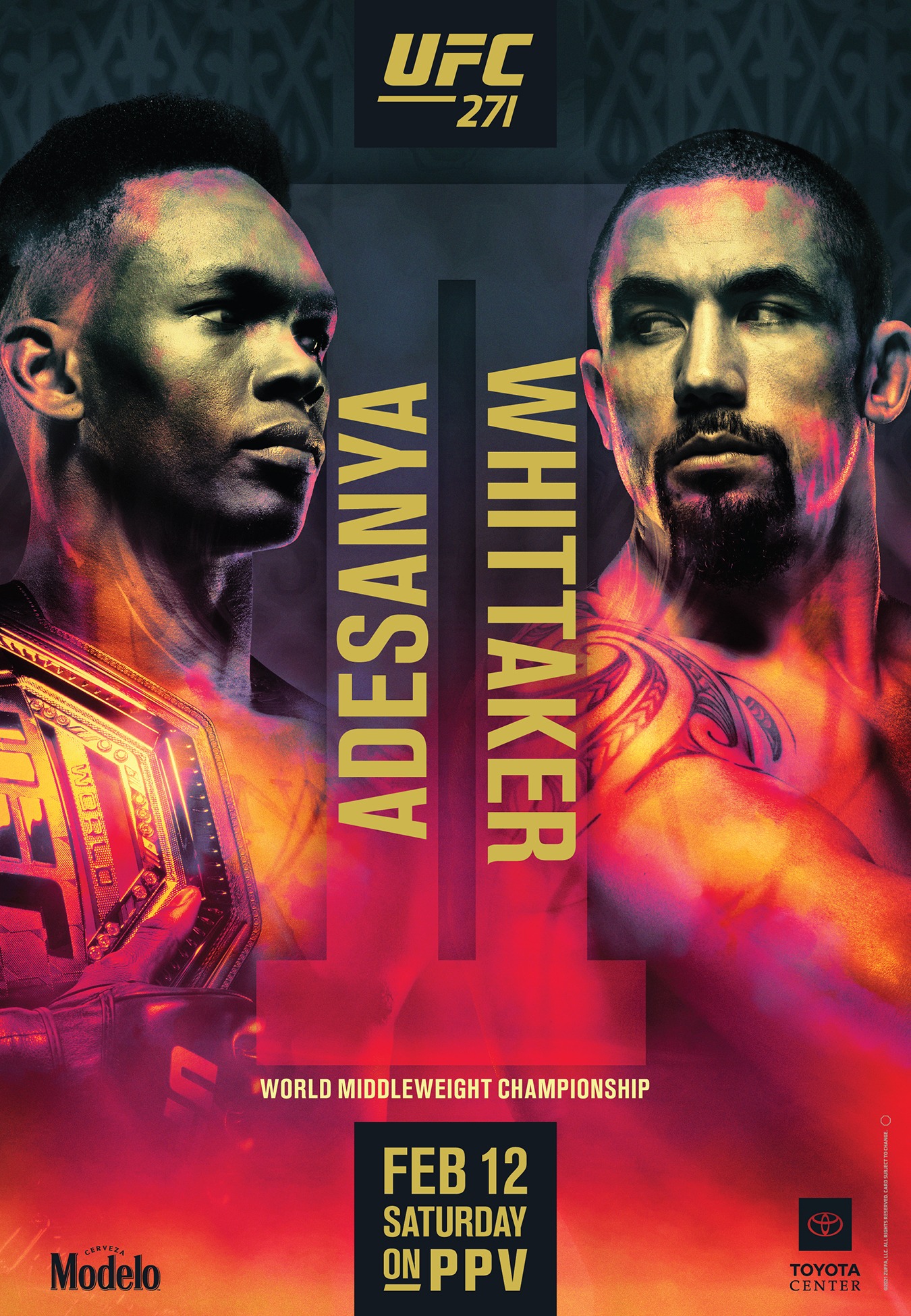UFC 271 Poster January 15, 2022