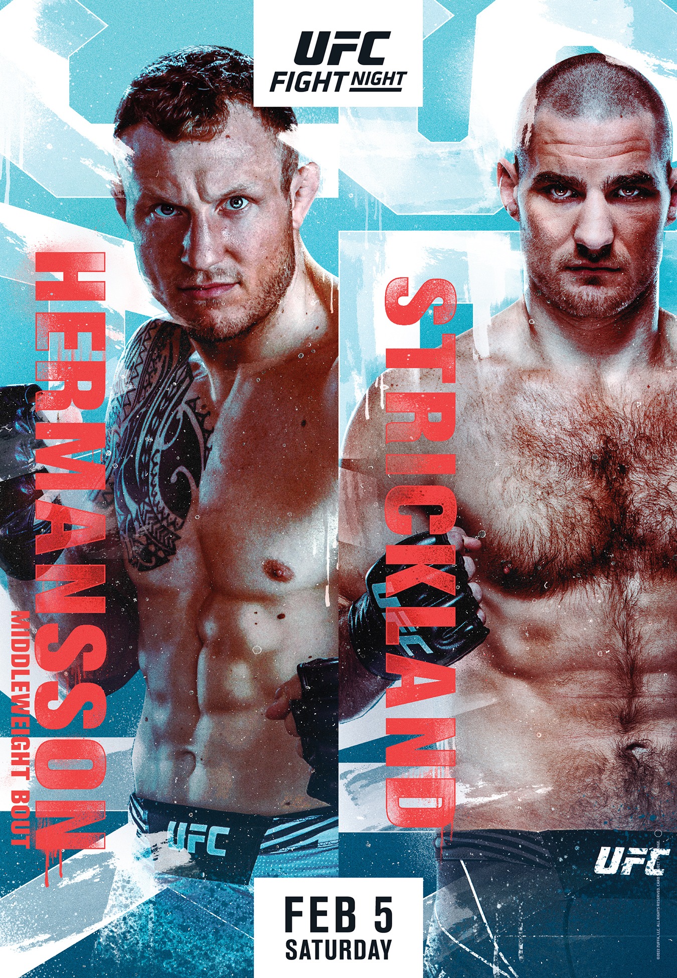 UFC Fight Night 200 Poster January 24, 2022