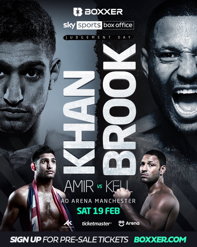 Khan vs. Brook Poster January 24, 2022
