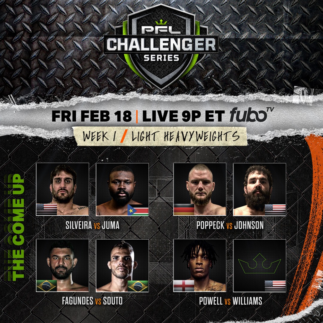 PFL Challenger Series 1 Poster February 16, 2022