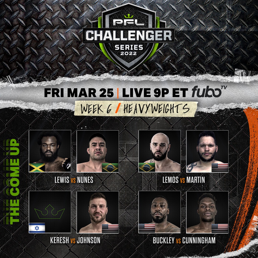 PFL Challenger Series 6 Poster February 16, 2022