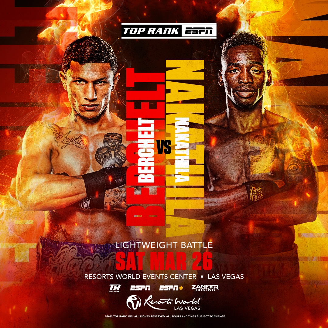 Berchelt vs. Nakathila Poster March 06, 2022