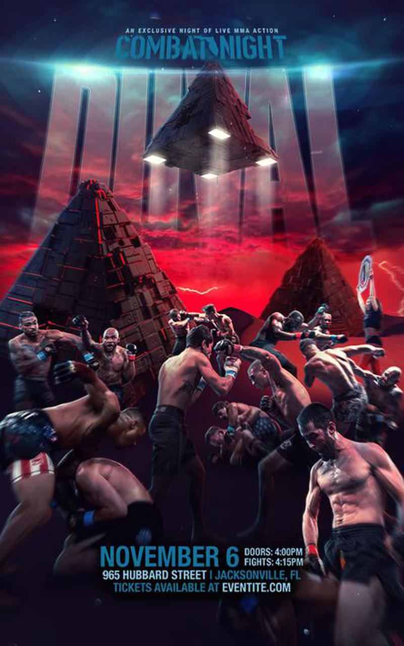 CN - Combat Night Pro: Jacksonville Poster March 19, 2022