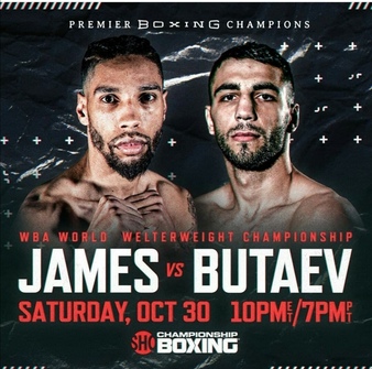 James vs. Butaev Poster March 19, 2022