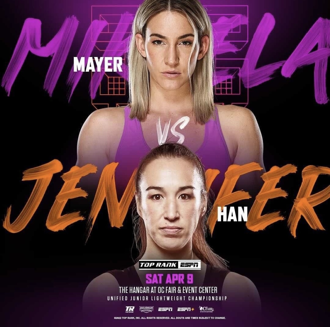 Mayer vs. Han Poster March 21, 2022