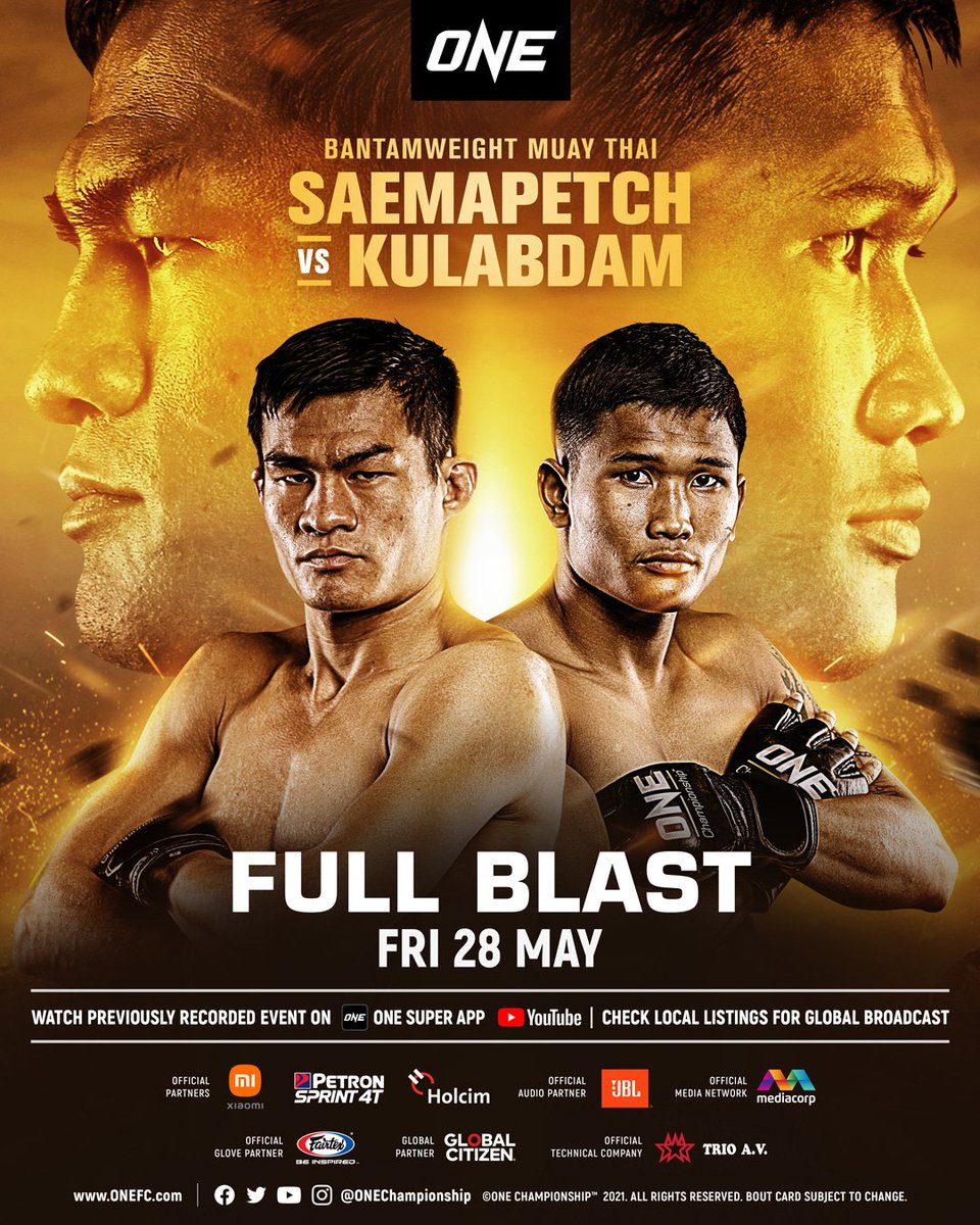 One Championship - Full Blast Poster March 25, 2022