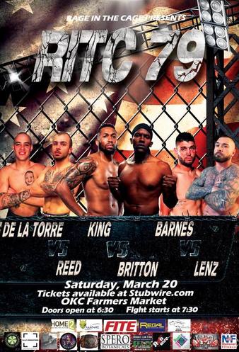 Rage in the Cage OKC 79 Poster March 26, 2022