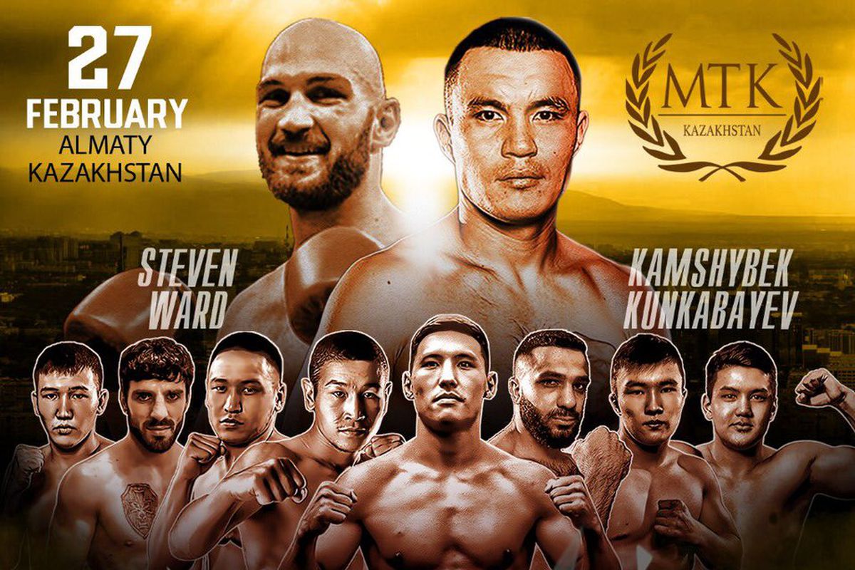 Ward vs. Kunkabayev Poster March 26, 2022
