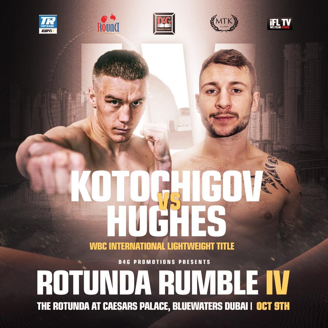 Kotochigov vs Hughes Poster March 27, 2022