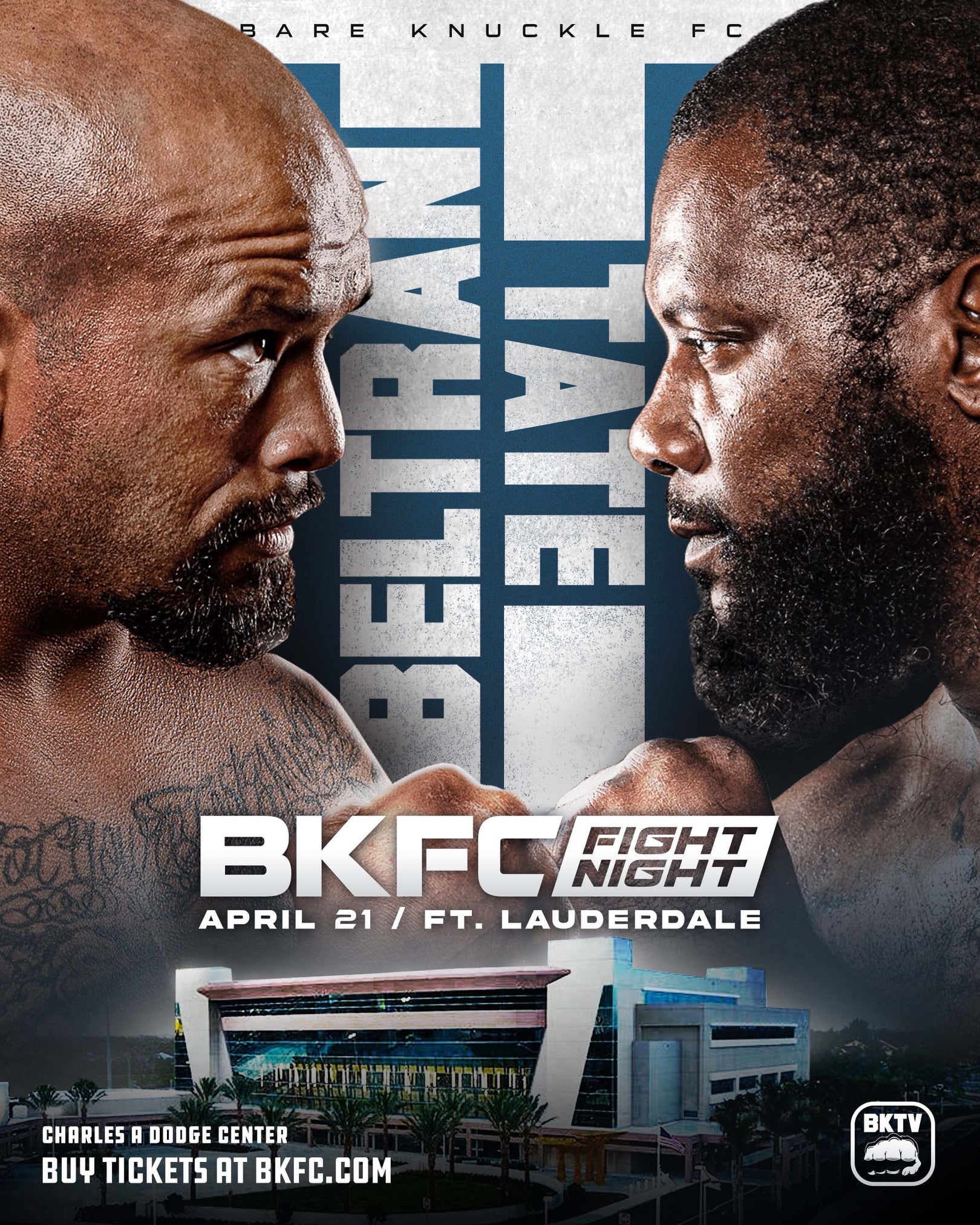 BKFC Lauderdale Poster March 28, 2022