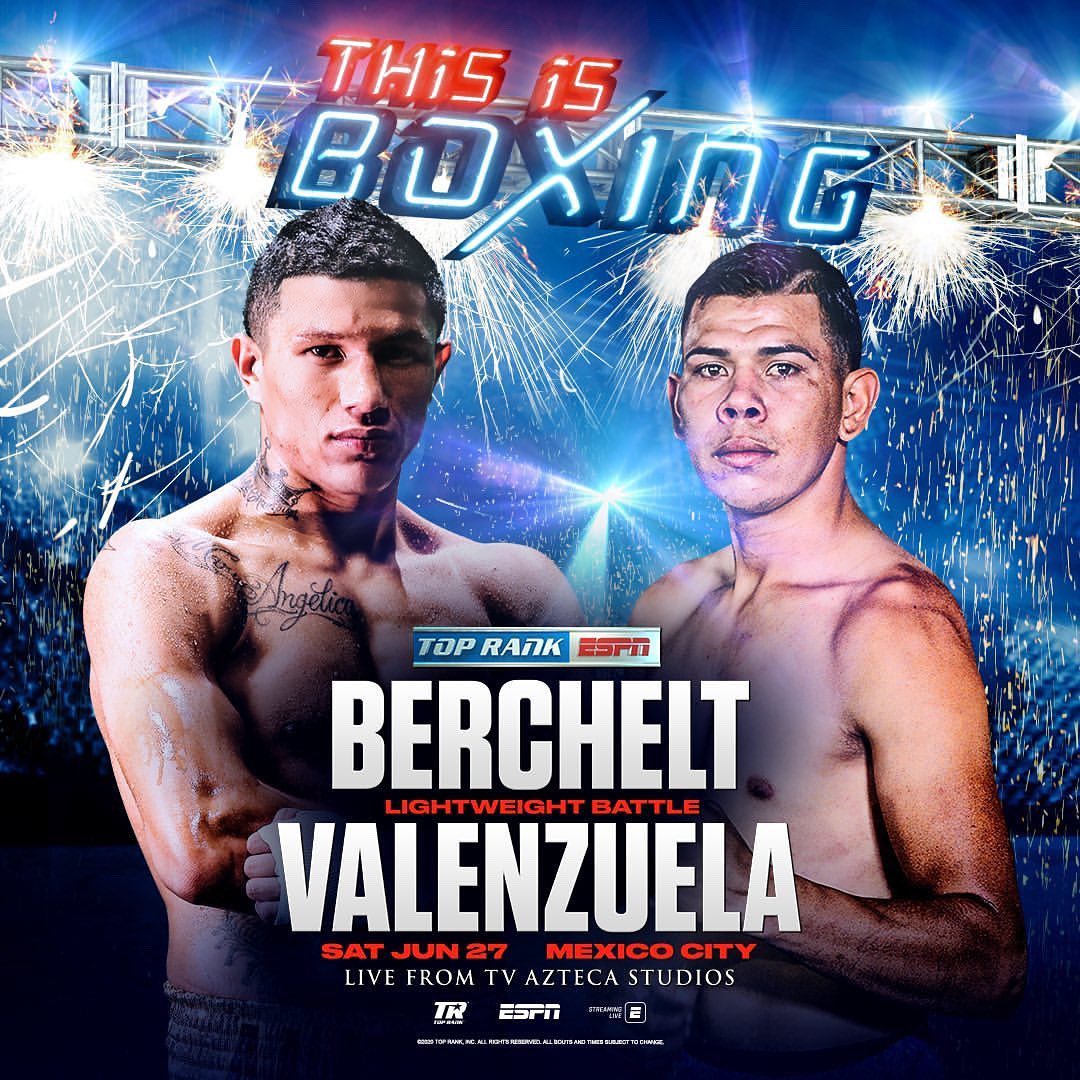 Berchelt vs. Valenzuela Poster March 29, 2022