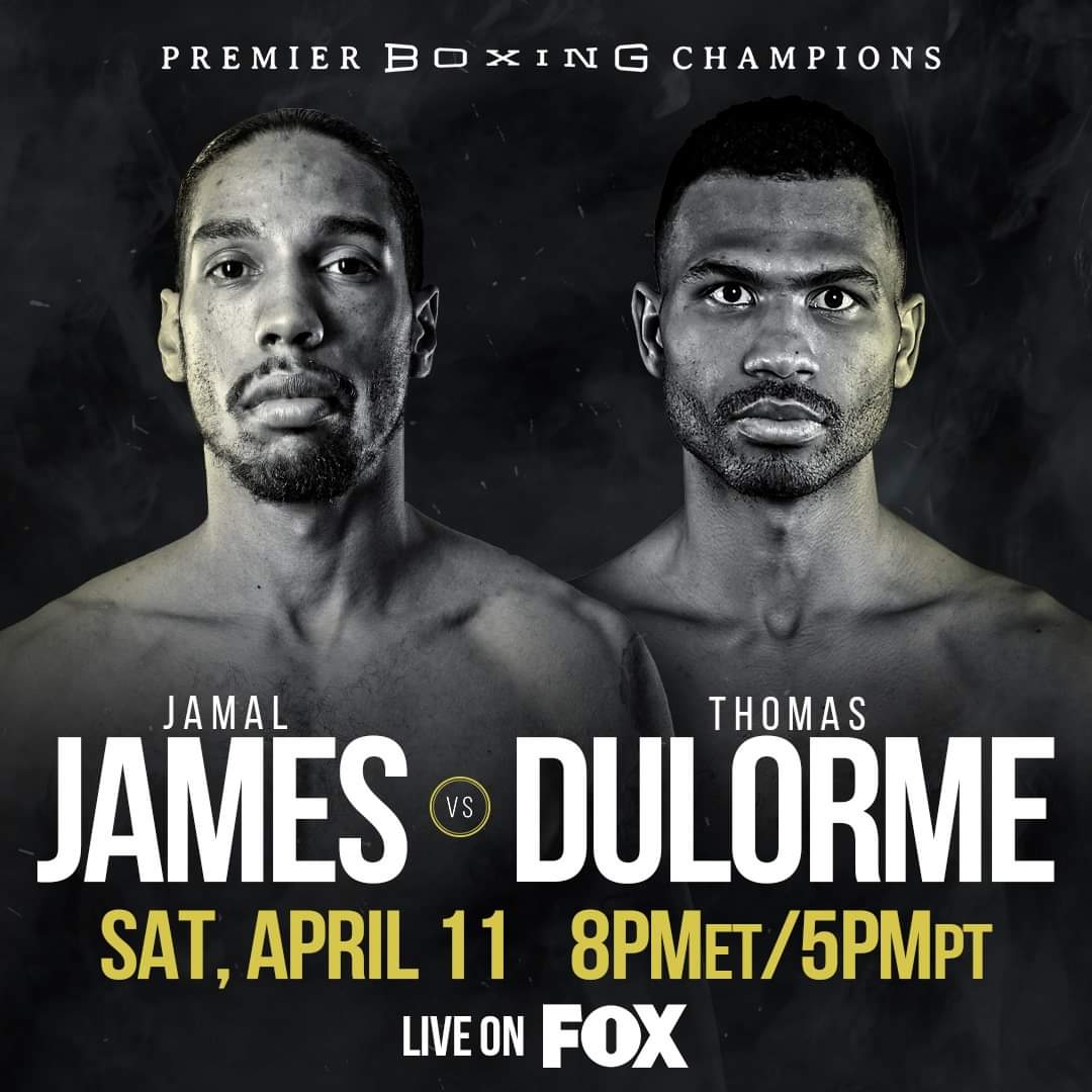 James vs. Dulorme  Poster March 30, 2022