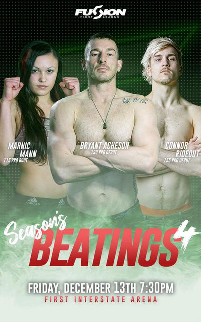 Fusion Fight League - Season's Beatings 4 Poster April 06, 2022