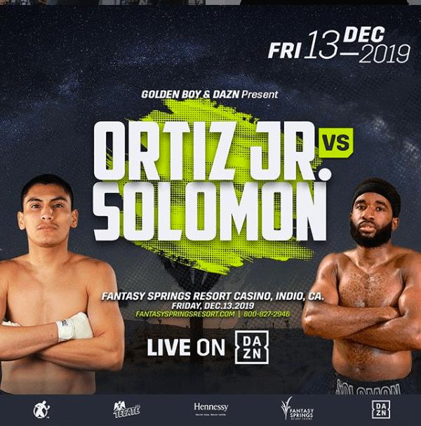 Ortiz Jr. vs. Solomon Poster April 06, 2022