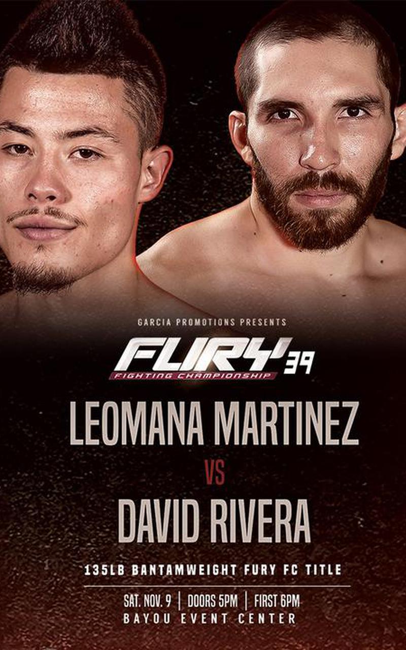 Fury FC 39 Poster April 08, 2022