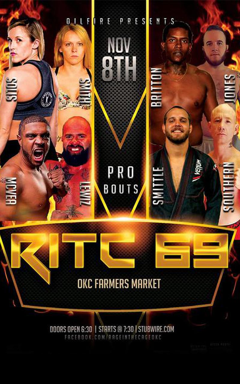 Rage in the Cage OKC 69 Poster April 08, 2022