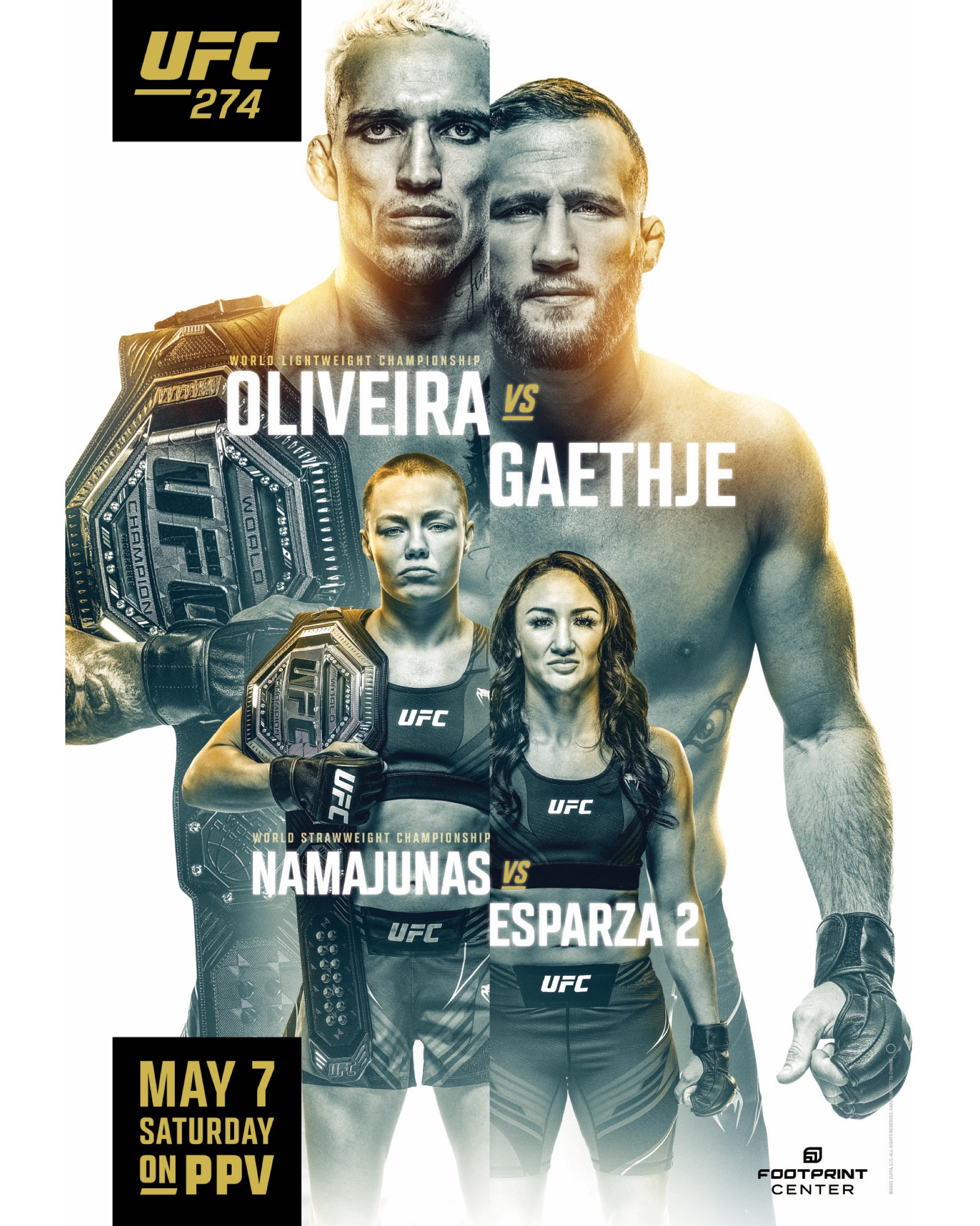UFC 274 Poster April 08, 2022